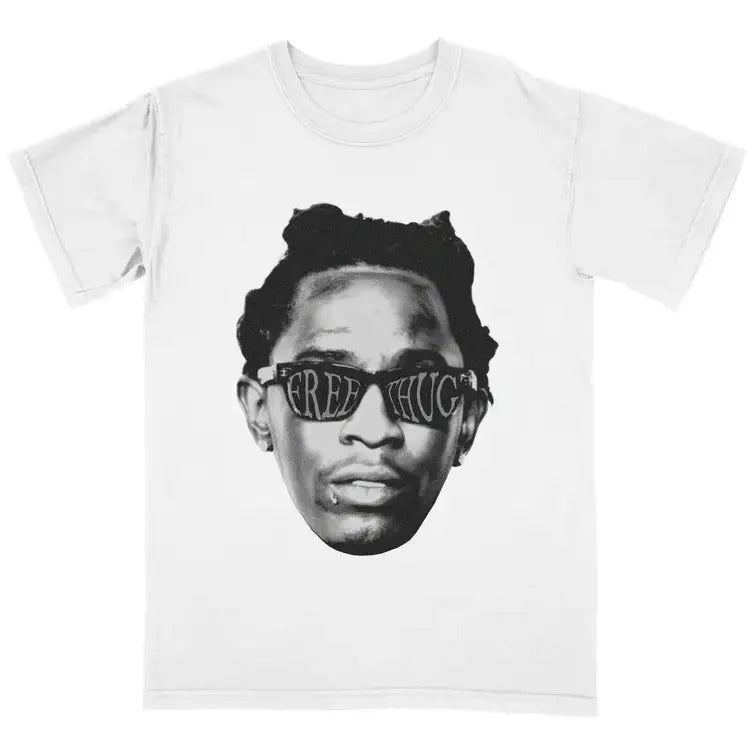 BW Younggg Thuggg Graphic Tee Free Vintage Rap Shirt Hoodie, Sweatshirt | GrindPrints.com