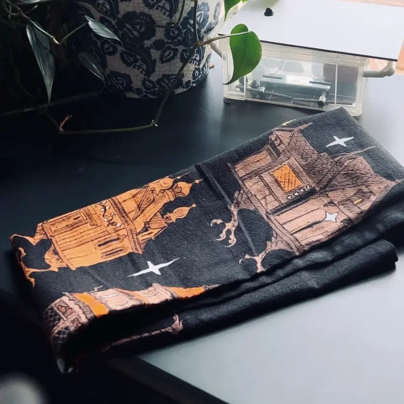 Baba Yaga Houses Cotton Tea Towel T-Shirts, Hoodie, Sweatshirt | GrindPrints.com