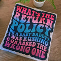 Baby Daddy Return Funny Graphic Tee Loose fit Hoodie, Sweatshirt | GrindPrints.com