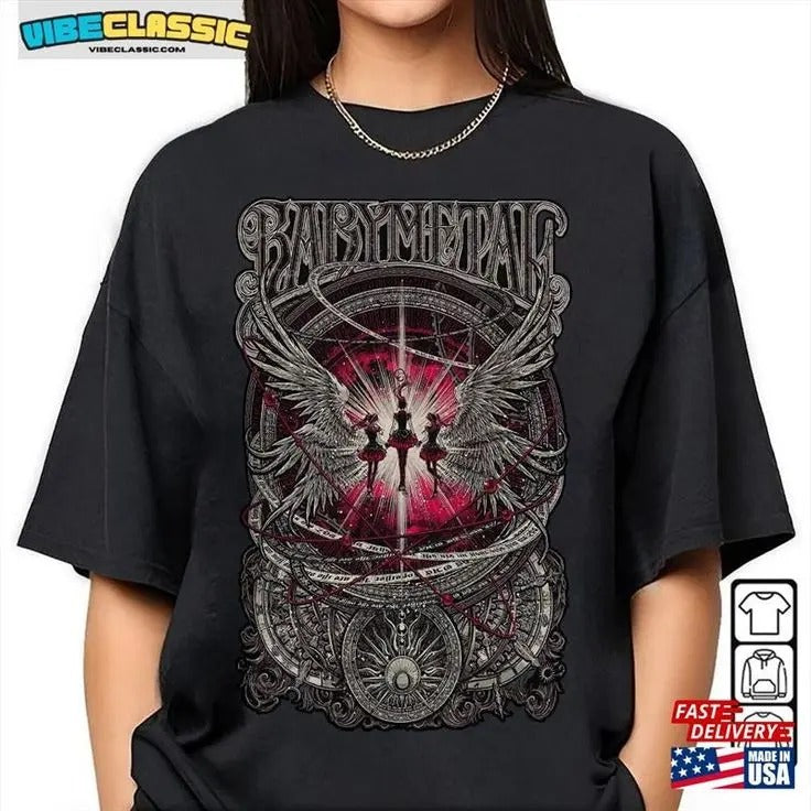 Babymetal Us Tour 2023 Shirt The Babyklok 3 Tee Music Unisex Gifts Fan T-Sh... Hoodie, Sweatshirt | GrindPrints.com