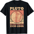Back To School Shirts, Funny Astronomy Shirts, Pluto Never Forget Space Science Astronomy Men Women Funny T-Shirt Cotton...