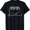 Back To School Shirts, Funny Math Shirts, Sometimes I Go Off on a Tangent T-Shirt Cotton Fashion Casual Classic Hoodie,...