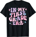 Back School Shirts My First Grade Era Girl Back School 1st Grade Teacher Cotton Casual Classic T-Shirts, Hoodie, Sweatshirt