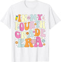 Back To School Shirts, In My Fourth Grade Era 4th Grade Girl Teacher Back to School T-Shirt Cotton Fashion Casual Classic...