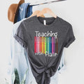 Back To School, First Day Of School Funny Teacher Shirt, Teacher Gift Teaching With Flair Shirt, Teacher Shirt, Teacher...