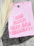 Bad Anxiety Graphic Tee Hoodie, Sweatshirt | GrindPrints.com