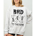 Bad To The Bone, Funny Skeleton, Retro, Aesthetic, Vintage Sweatshirt, Women's Crew Neck, Crewneck T-Shirts, Hoodie