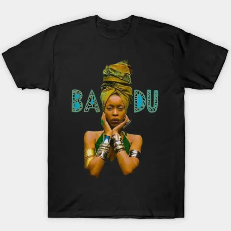 Badu T-Shirt, Erykah Badu Rap Shirt, Gift Shirt Hoodie, Sweatshirt | GrindPrints.com