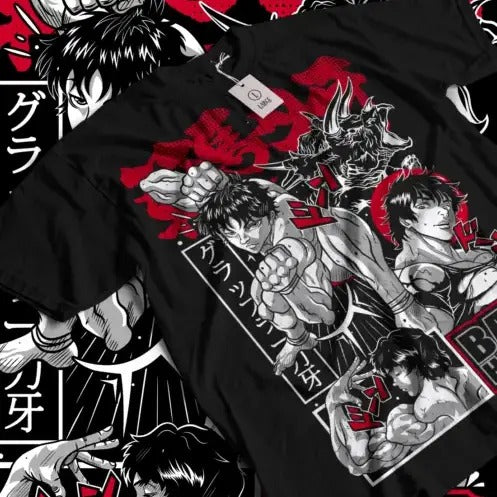 Baki the Grappler T-Shirt Baki Hanma Yujiro Hanma Baki Anime Gift Shirt All Size Hoodie, Sweatshirt | GrindPrints.com