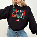 Baking More Than Cookies This Christmas Sweatshirt, Christmas Pregnancy Announcement Sweater, Let's Get Baked Funny...