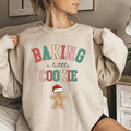 Baking a Little Cookie Pregnancy Announcement Sweatshirt,hoodie,tshirt, Cozy Holiday Maternity Wear | GrindPrints.com