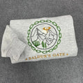 Baldur's Gate 3 Embroidered Sweatshirts, Outdoor Adventure Shirt, Fantasy and Gaming Apparel, Spellcaster Shirt Hoodie