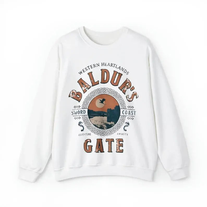 Baldurs Gate 3 Adventure Awaits Sweatshirt, Astarion High Elf Shirt, Astarion Bulders, Video Game Shirt, Gift For Gamers,...