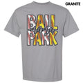 Ball Park Mama Faux Embroidery Comfort Colors T-Shirt Hoodie, Sweatshirt | GrindPrints.com