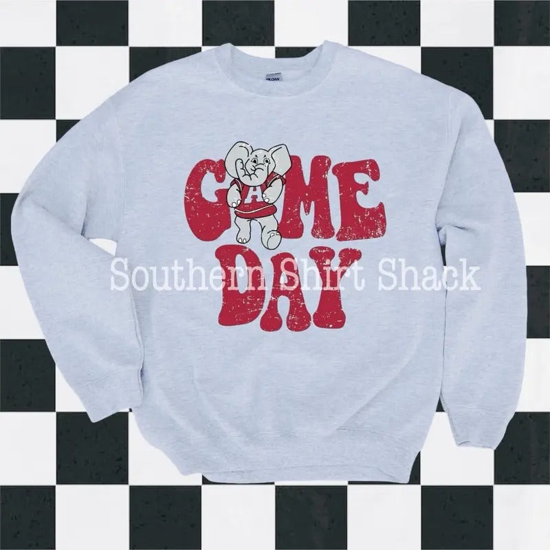 Bama Game Day Roll Tide  Sweatshirt T-Shirts, Hoodie | GrindPrints.com