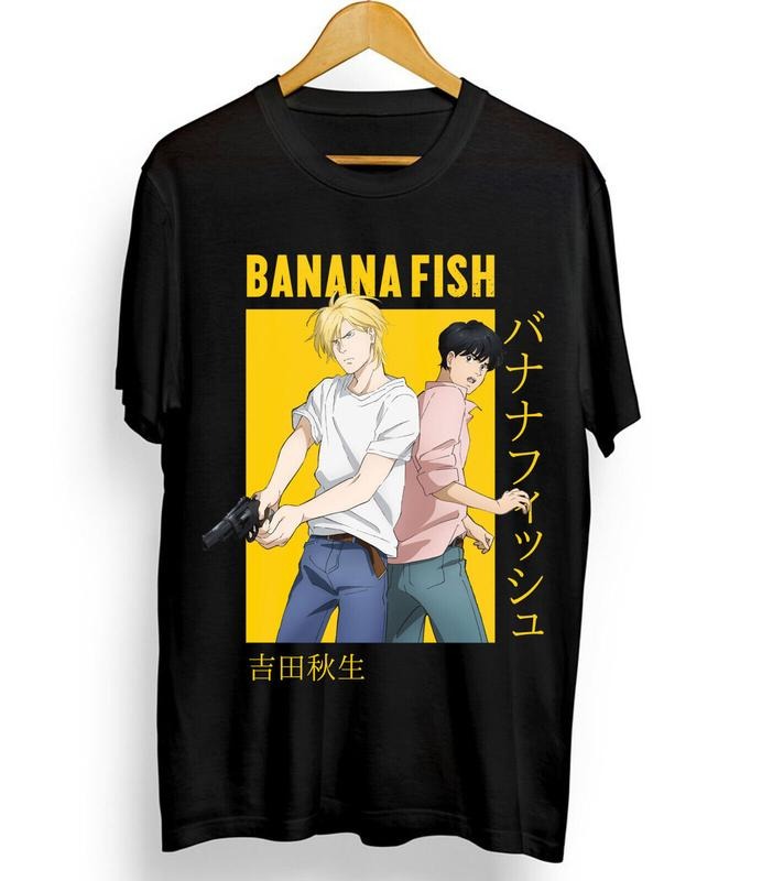 Banana Fish Ash Lynx Eiji Okumura Card Anime New S 4XL T-Shirts, Hoodie, Sweatshirt