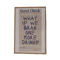 Bar Cart Decor, Trendy Guest Check Wall Art, What If We Grab One More Drink Poster Prints, Trendy Wall Art Prints, Poster...