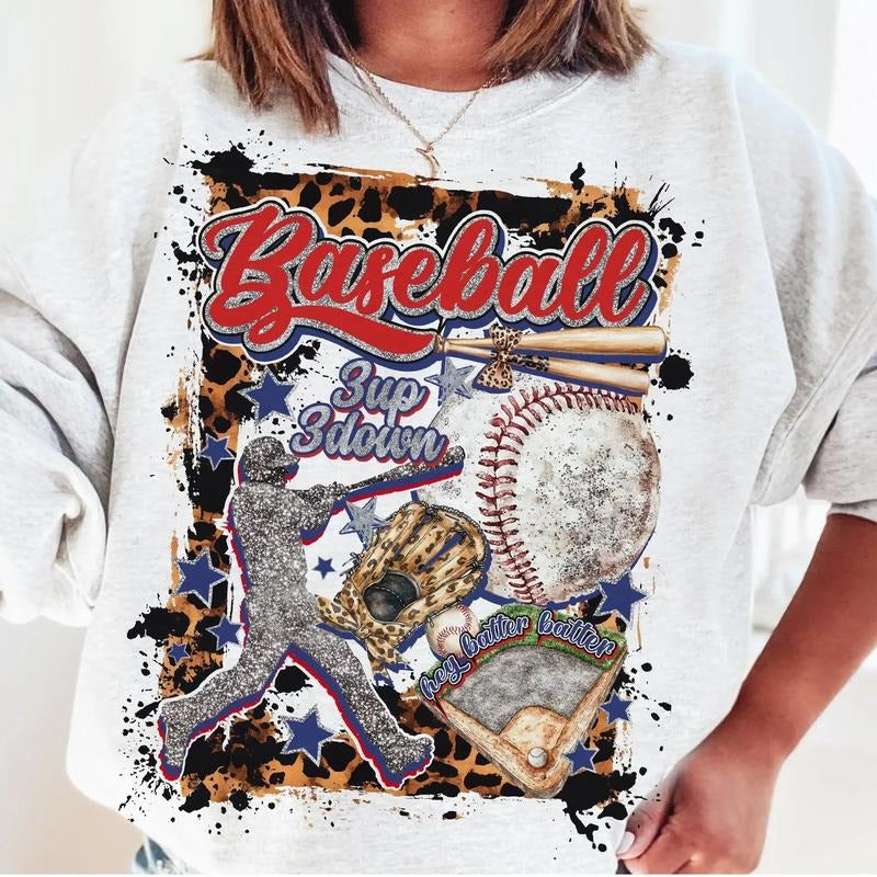 Baseball 3 UP 3 Down DTF Transfers - THIS IS NOT A SHIRT Hoodie, Sweatshirt | GrindPrints.com