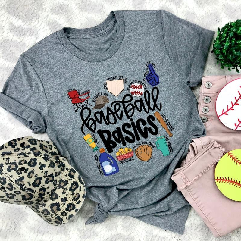 Baseball Basics DTF Transfers - THIS IS NOT A SHIRT Hoodie, Sweatshirt | GrindPrints.com