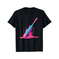 Baseball Bat with Sprinkles Drip for Baseball Player Drip T-Shirt for The men, Soft Fabric, Breathable, Comfortable Short...