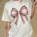 Baseball Bow Graphic Top T-Shirts, Hoodie, Sweatshirt | GrindPrints.com