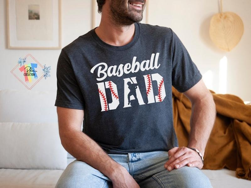 Baseball Dad Shirt Daddy Dad Daughter Dad Son T-Shirts, Hoodie, Sweatshirt