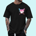 Baseball Drip For Boys Home Plate Ice Cream Drip Unisex T-Shirt, Cotton 100%, Top Trending Fashion Hoodie, Sweatshirt