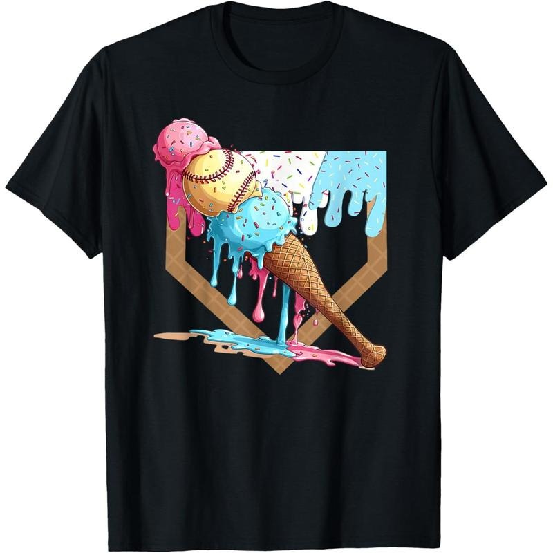 Baseball Drip Ice Cream Drip Baseball T Shirtstyle{N002}2 T-Shirts, Hoodie, Sweatshirt