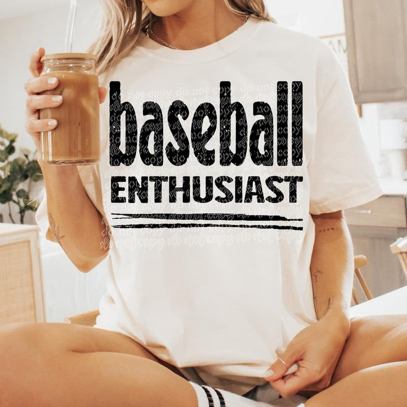 Baseball Enthusiast DTF Transfers - THIS IS NOT A SHIRT Hoodie, Sweatshirt | GrindPrints.com