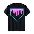 Baseball Home Plate Drip Shirt Ice Cream Softball& Baseball T-Shirt, Men's T-shirt, 220g made in usa Hoodie, Sweatshirt