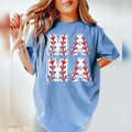 Baseball MAMA T-shirt, Women's Baseball Tee, Baseball Mama T-shirt, Baseball T-shirts for Her Cotton Tshirt Loose Fabric...