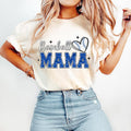 Baseball Mama Shirt, Glitter Baseball Shirt, Sports Shirt Gift, Faux Sequin, Mother's Day Gift For Mama. Baseball Tee...