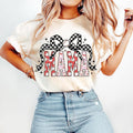Baseball Mama T-Shirt, Baseball Coquette T-Shirt, Game Day T-Shirt, Baseball Bow T-Shirt, Checkered Baseball Mom T-Shirt,...