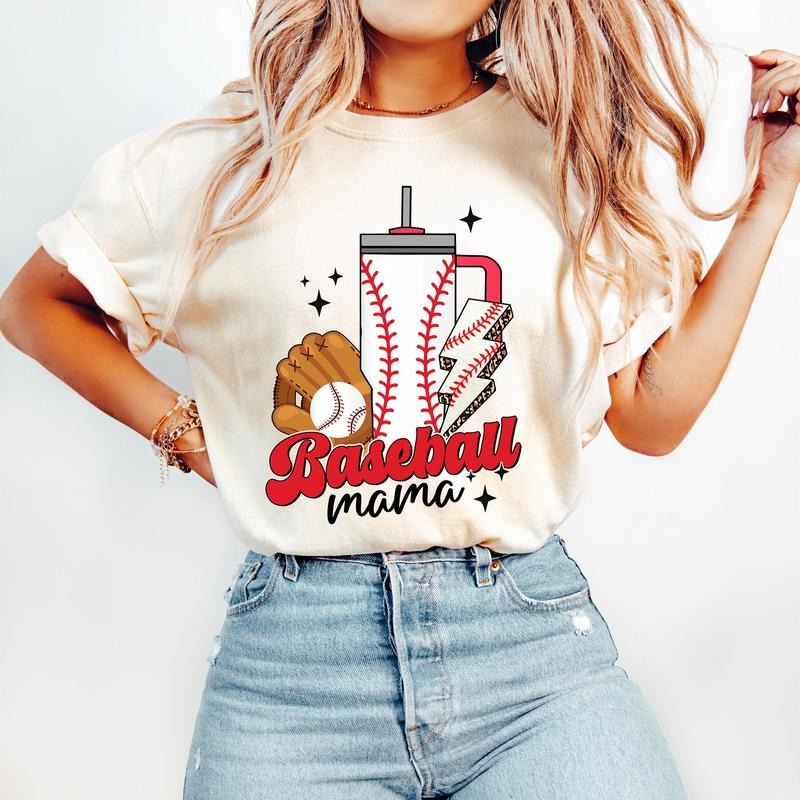 Baseball Mama T-Shirt, Boujee Baseball T-Shirt, Sports T-Shirt Hoodie, Sweatshirt | GrindPrints.com