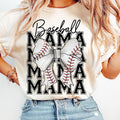 Baseball Mama Coquette Bow Baseball Bow Baseball Mom Retro Baseball Png Game Day Sublimation Sports Png T-Shirts, Hoodie, Sweatshirt