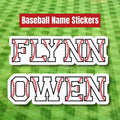 Baseball Name Sticker, Baseball Helmet Sticker, Gift for Baseball Player, Personalized Baseball Name Decal, Custom...