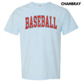 Baseball Varsity Letter Comfort Colors T-Shirt Hoodie, Sweatshirt | GrindPrints.com