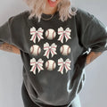 Baseballs & Bows Shirt ~ Unisex Apparel Relaxed Fit Printed In The USA Clothing Womenswear Casual Comfort Cotton Top...