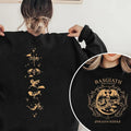 Basgiath War College 2-Sided Sweatshirt, Fourth Wing Shirt, Dragon Rider Shirt, Violet Sorrengail, Xaden Riorson,Riders...