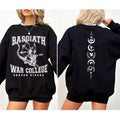 Basgiath War College 2 Sided Sweatshirt, Fourth Wing Tee, Dragon Sweatshirt, Fantasy Reader Shirt, Bookish Shirt, Dragon...