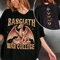 Basgiath War College Retro Shirt, Fourth Wing Merch, Riders Quadrant Shirt, Fly Or Die Tee, Onyx Storm New Merch Hoodie,...
