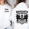 Basgiath War College Sweatshirt, Iron Flame And Onyx Storm Shirt, Dragon Rider Hoodie, Fourth Wing Basgiath War College,...