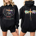 Basgiath War College Two Sided Shirt, Dragon Rider Sweatshirt, Fourth Wing Hoodie, Violet Sorrengail, Xaden Riorson,...
