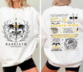 Basgiath War College Two Sided Sweatshirt, Fourth Wing Dragon Shirt, Dragon Rider Shirt, Fourth Wing Sweatshirt, Violet...