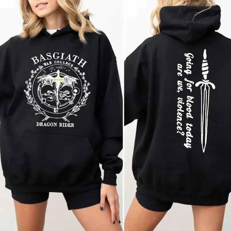 Basgiath War College Xaden Riorson Fourth Wing Bookish Shirt Dragon Rider Fourth Wing Shirts Violet Sorrengail T-Shirts, Hoodie, Sweatshirt