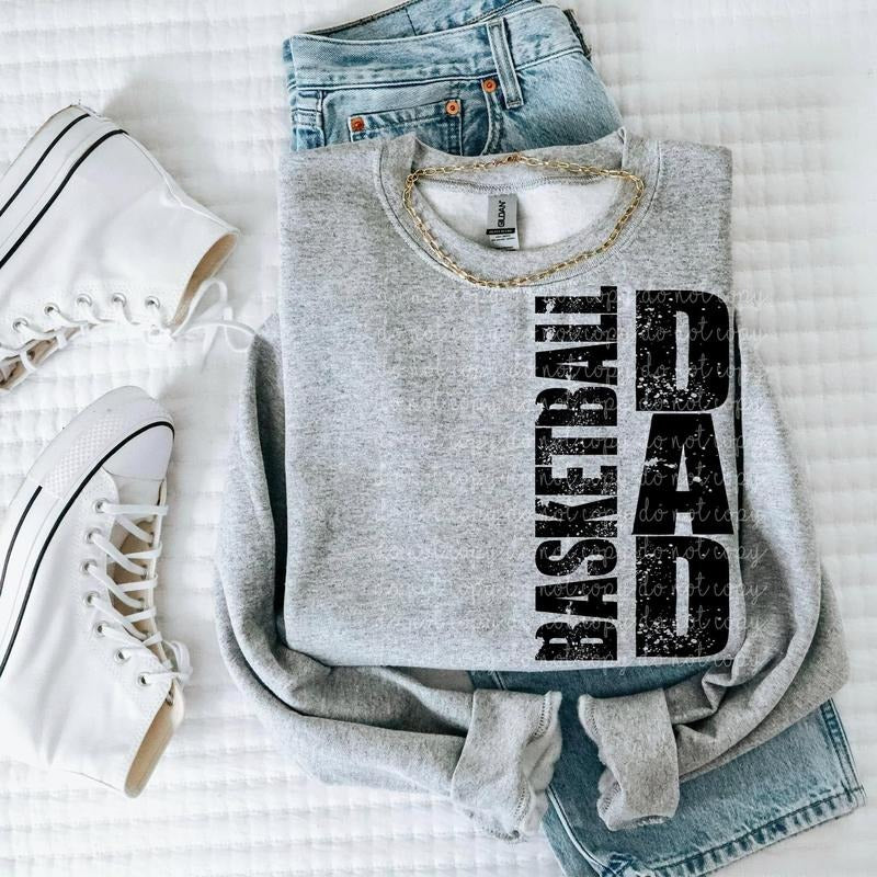Basketball Dad DTF Transfers - THIS IS NOT A SHIRT Hoodie, Sweatshirt | GrindPrints.com