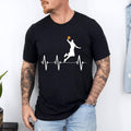 Basketball Heartbeat Shirts Cotton Short Sleeve Size S 3XL T-Shirts, Hoodie, Sweatshirt