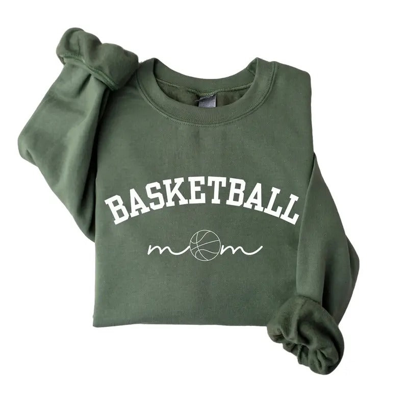 Basketball Mom Cotton Mom Basketball Shirt Game Day Spring Casual Comfort T-Shirts, Hoodie, Sweatshirt