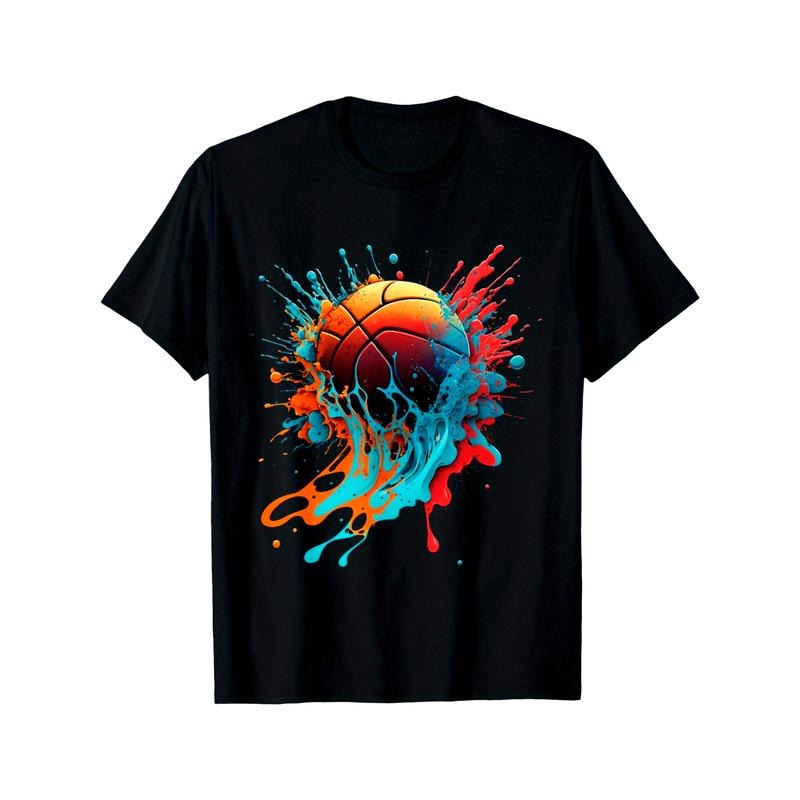 Basketball Splash Baller Basketball Player Team Player T-Shirt made in usa Hoodie, Sweatshirt | GrindPrints.com