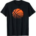 Basketball Sunrise T-Shirt Made in USA Hoodie, Sweatshirt | GrindPrints.com